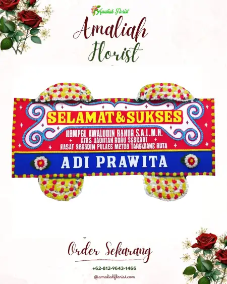 Papan Bunga Ucapan Selamat Cintalaksana